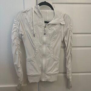 white lululemon jacket size 2